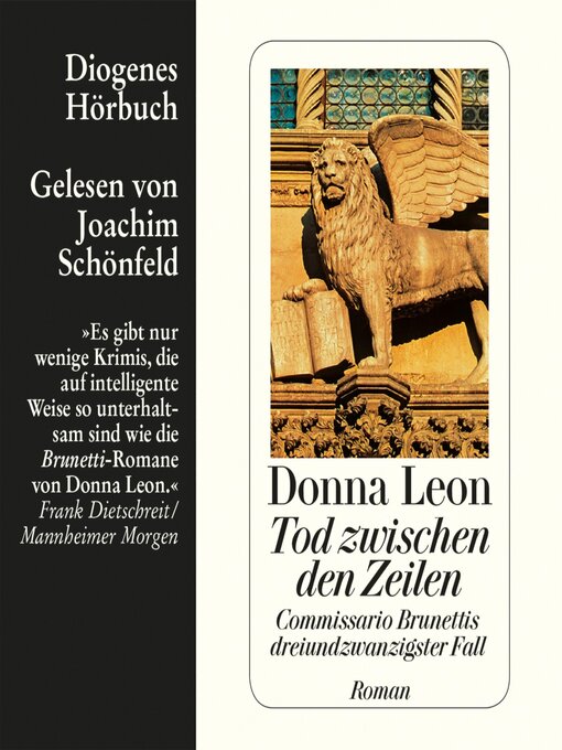 Title details for Tod zwischen den Zeilen by Donna Leon - Wait list